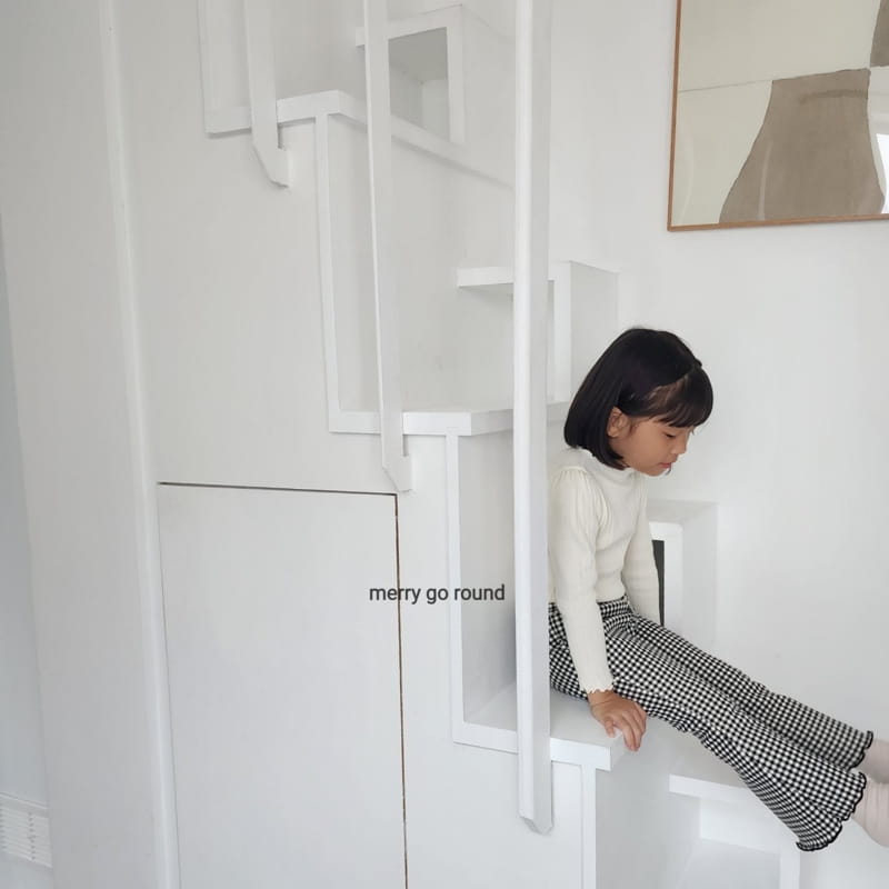 Merry Go Round - Korean Children Fashion - #kidzfashiontrend - Fleece Jelly Bootscut Pants