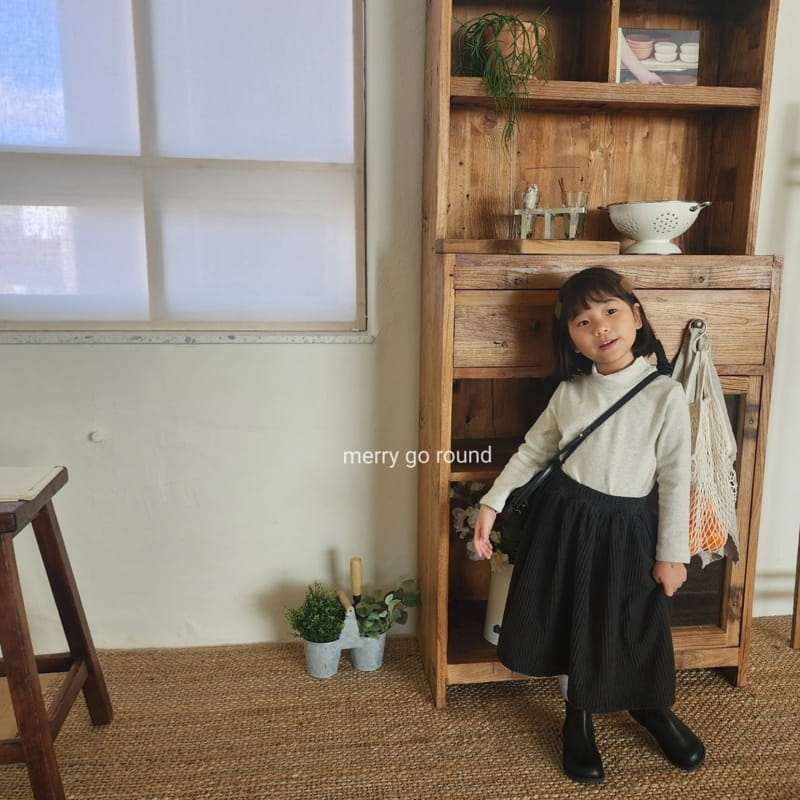 Merry Go Round - Korean Children Fashion - #magicofchildhood - Basic Half Turtleneck Tee - 8