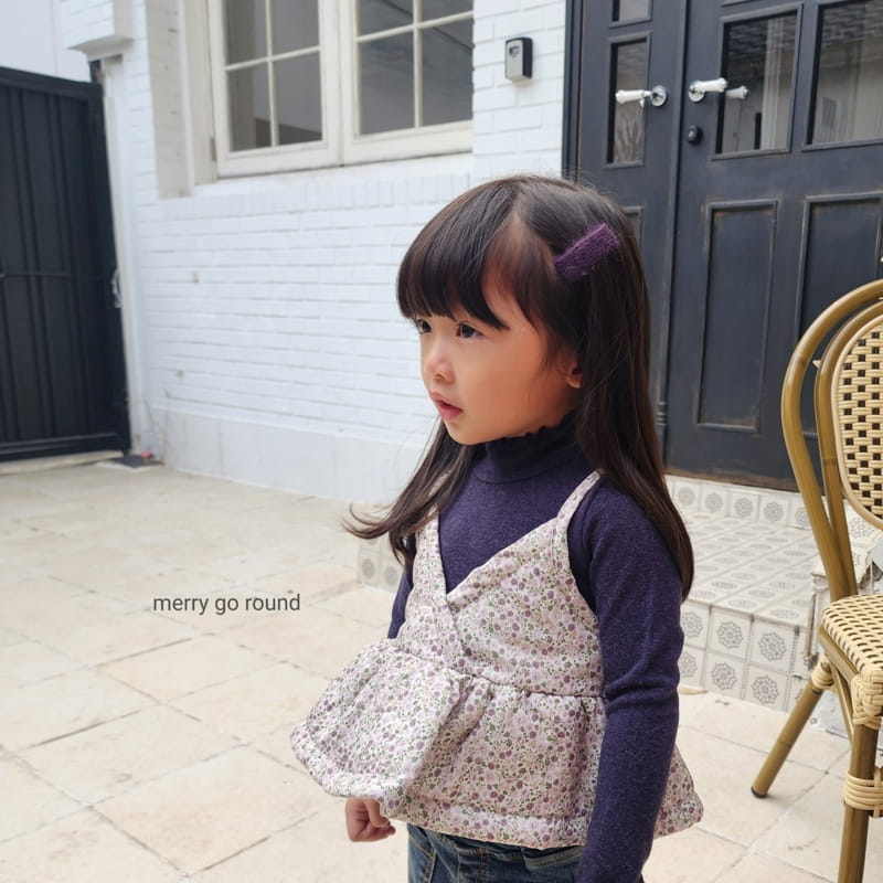 Merry Go Round - Korean Children Fashion - #minifashionista - Frill Bustier
