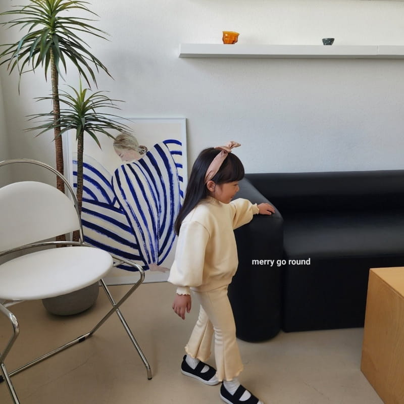 Merry Go Round - Korean Children Fashion - #minifashionista - Fleece Jelly Bootscut Set - 6