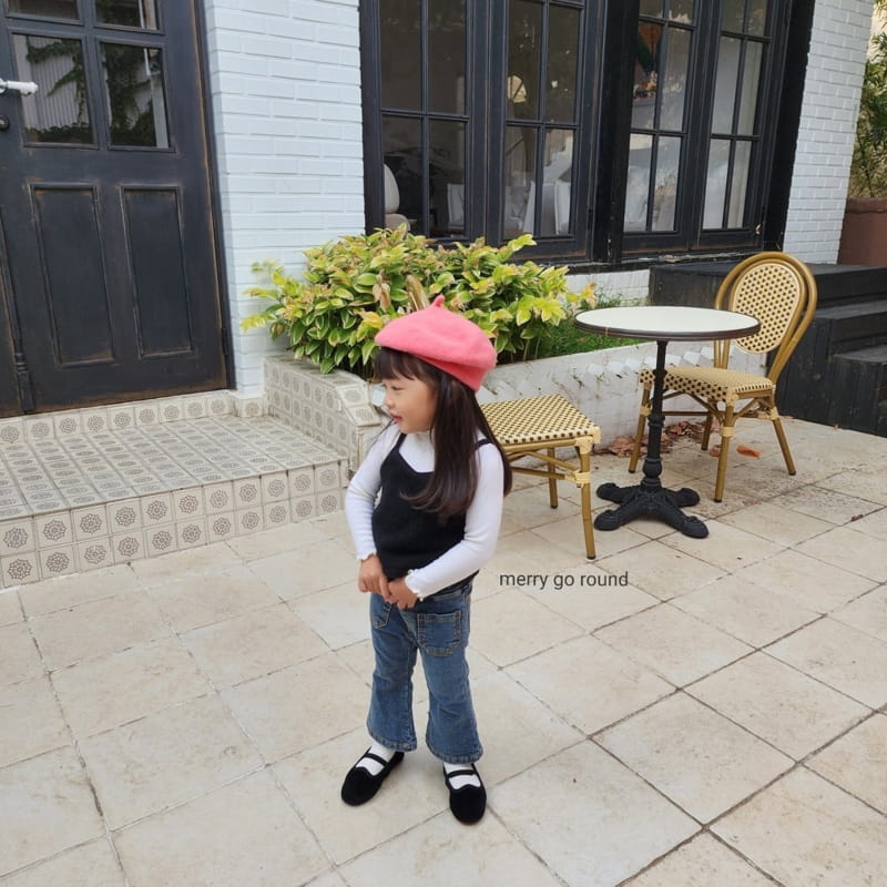 Merry Go Round - Korean Children Fashion - #stylishchildhood - Monsil Vest - 5