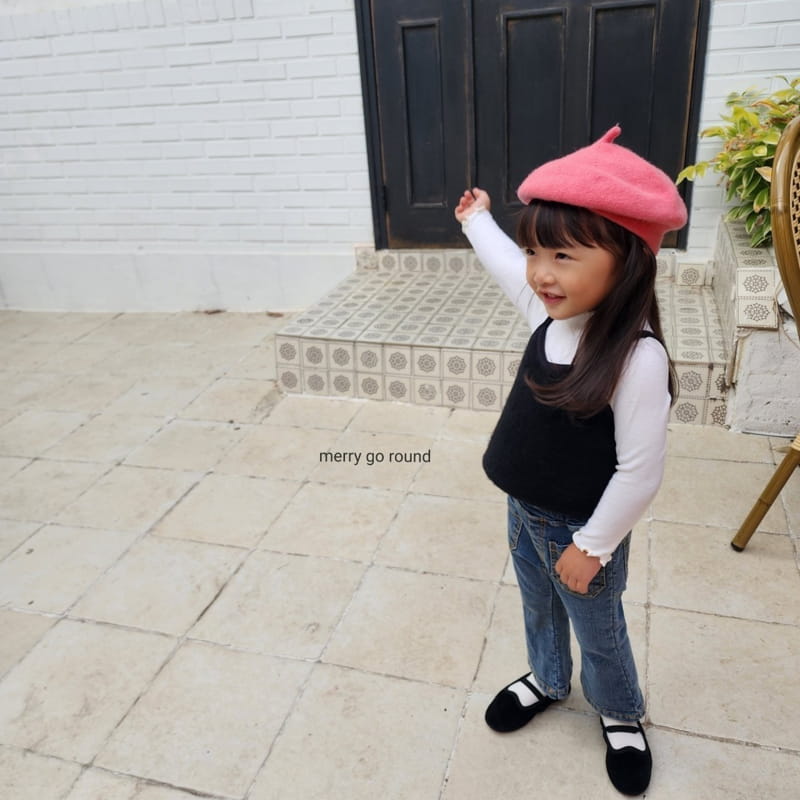 Merry Go Round - Korean Children Fashion - #todddlerfashion - Monsil Vest - 4