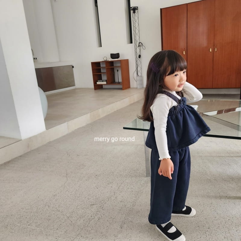 Merry Go Round - Korean Children Fashion - #toddlerclothing - Terry Frill Set