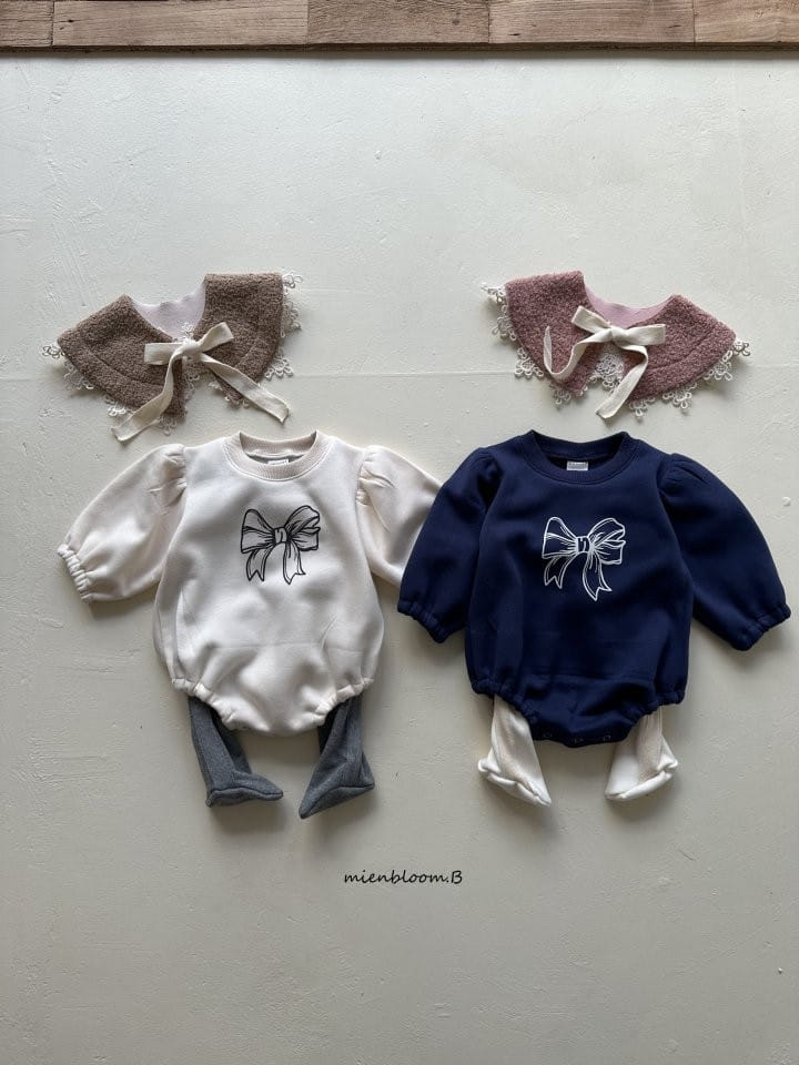Mienbloom B - Korean Baby Fashion - #babygirlfashion - Baby Ribbon Suit - 6