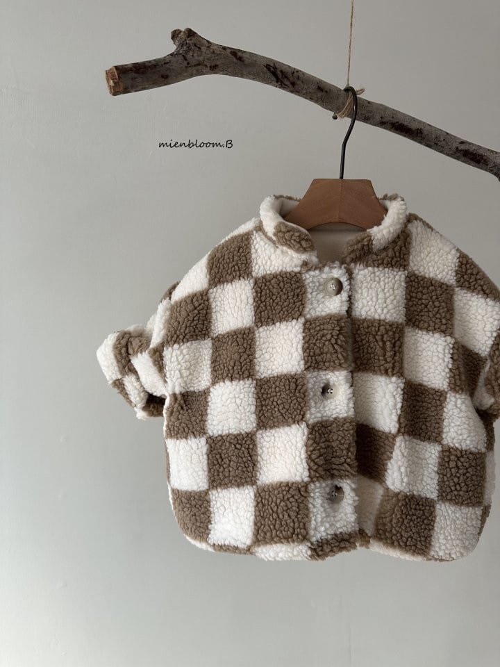 Mienbloom B - Korean Baby Fashion - #babylifestyle - Baby Bebe Check Jacket - 6