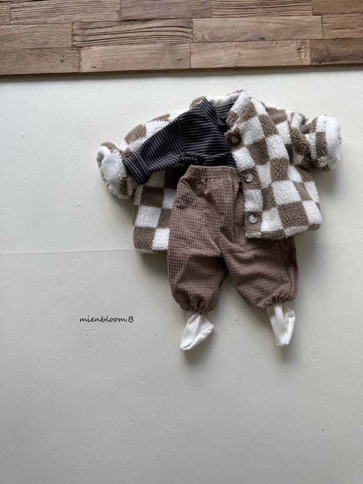 Mienbloom B - Korean Baby Fashion - #babyootd - Baby Bebe Check Jacket - 8