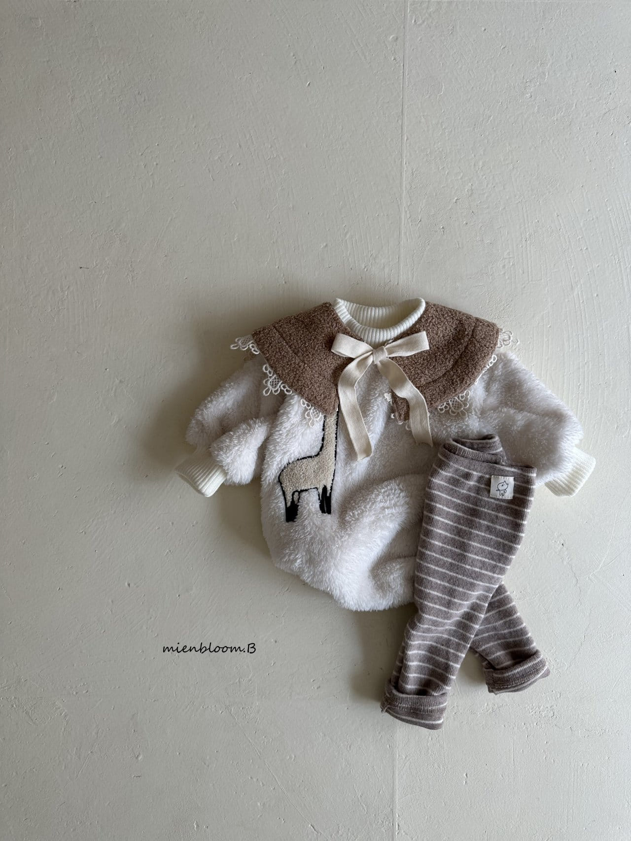 Mienbloom B - Korean Baby Fashion - #babyoutfit - Lama Bboggle Body Suit - 10