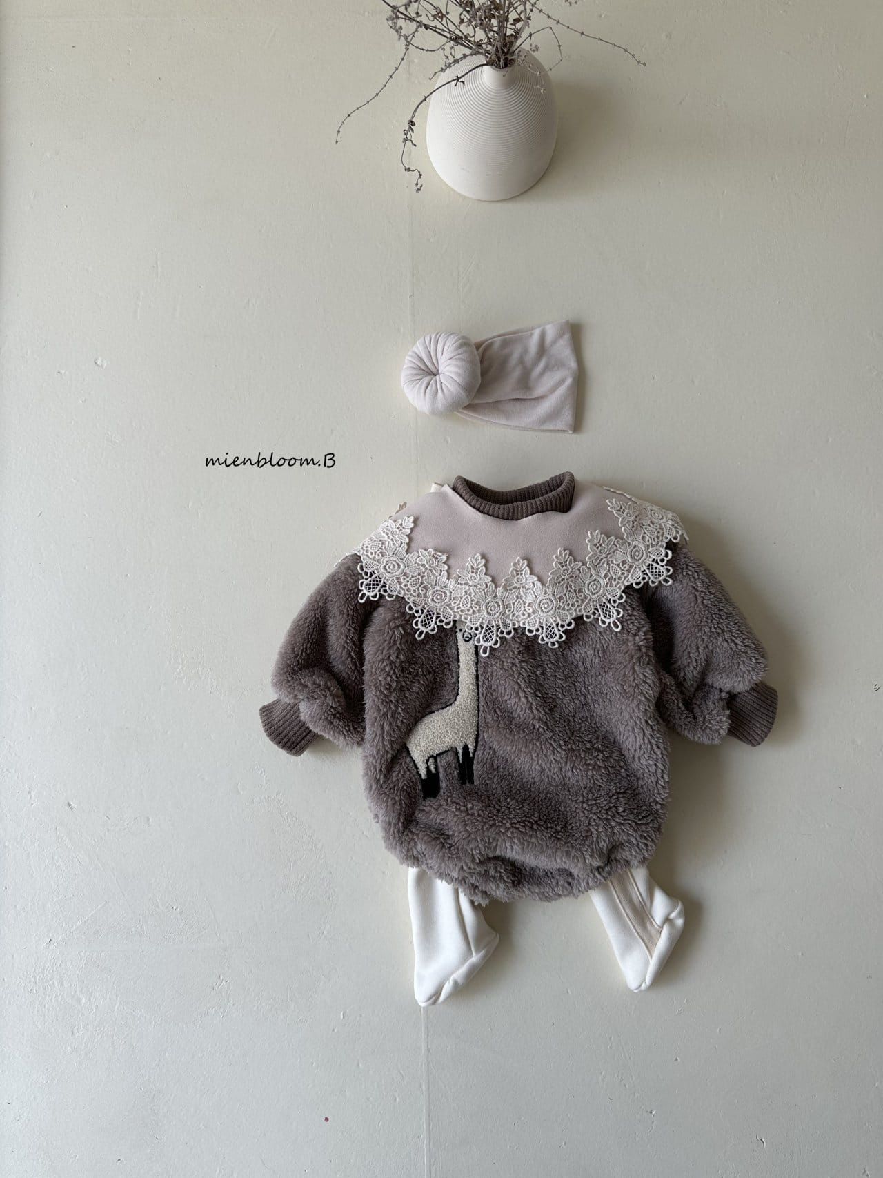 Mienbloom B - Korean Baby Fashion - #babyoutfit - Lama Bboggle Body Suit - 9