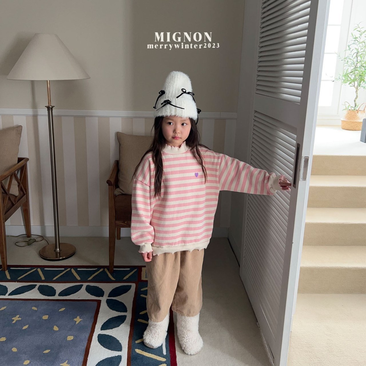 Mignon - Korean Children Fashion - #Kfashion4kids - Rib Lala Sweatshirt - 3