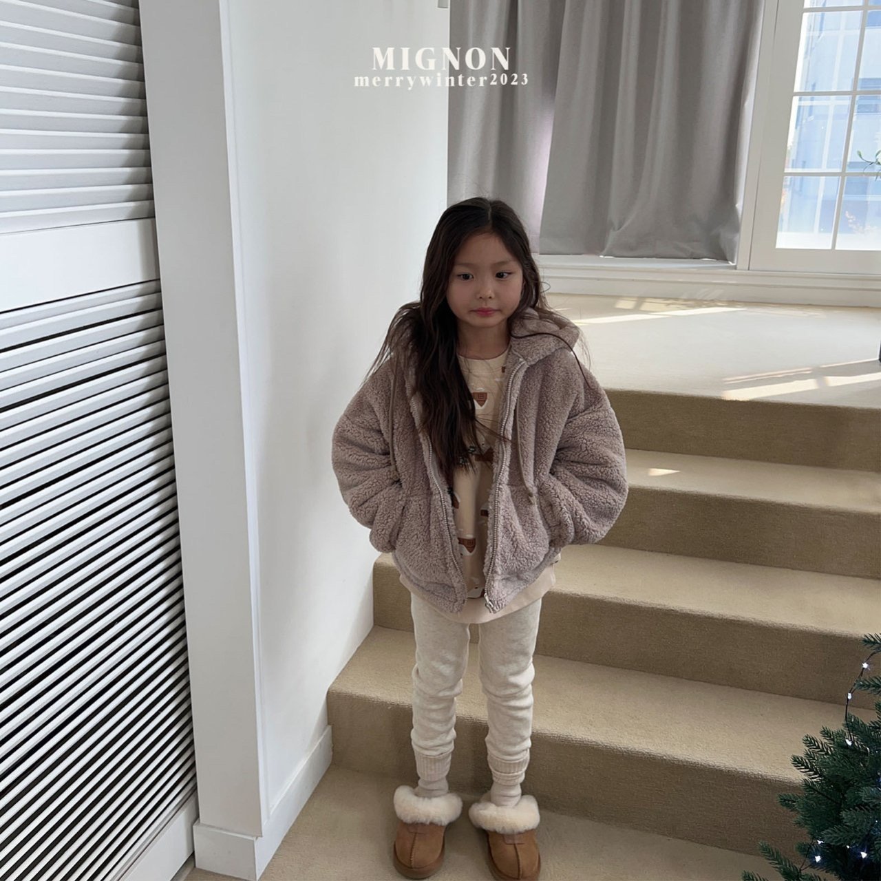 Mignon - Korean Children Fashion - #childofig - Bbogle Crop Fluffy Jumper - 2