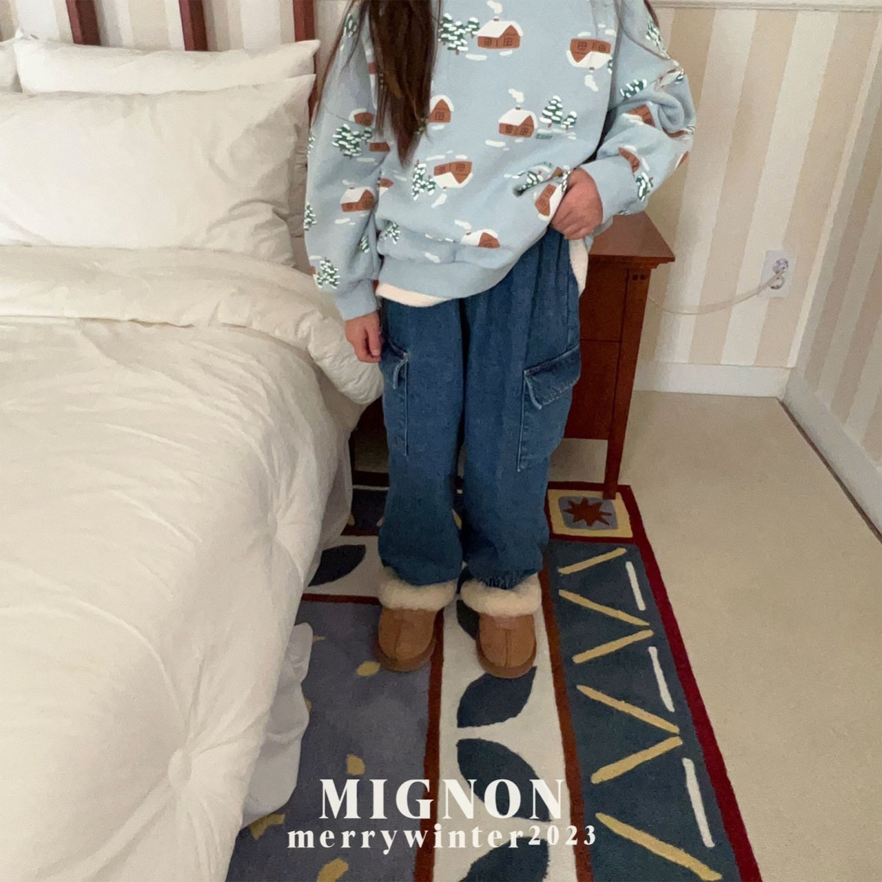 Mignon - Korean Children Fashion - #designkidswear - Denim Cargo Pants - 7