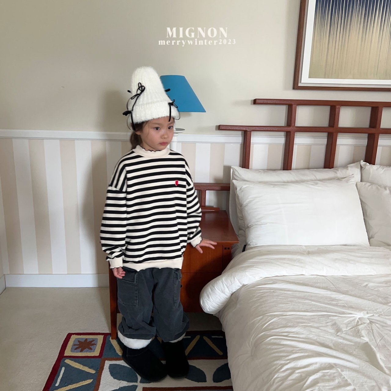 Mignon - Korean Children Fashion - #discoveringself - Rib Lala Sweatshirt - 12