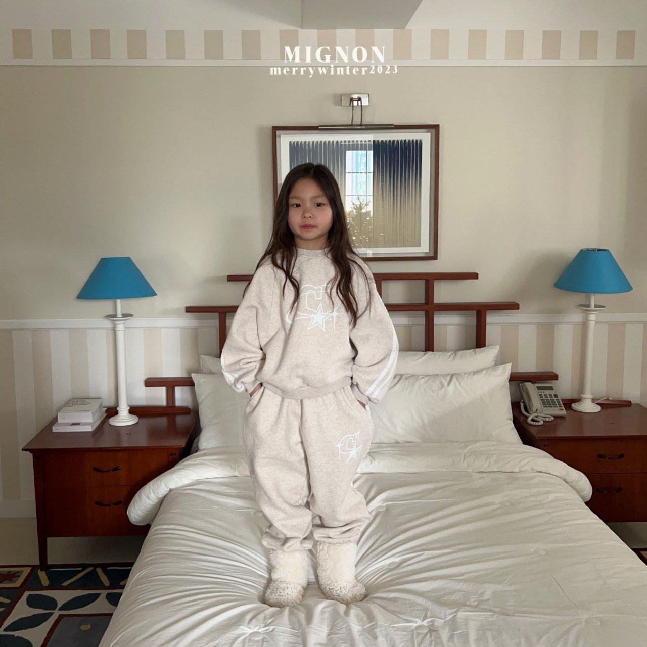 Mignon - Korean Children Fashion - #kidzfashiontrend - Star Top Bottom Set - 10