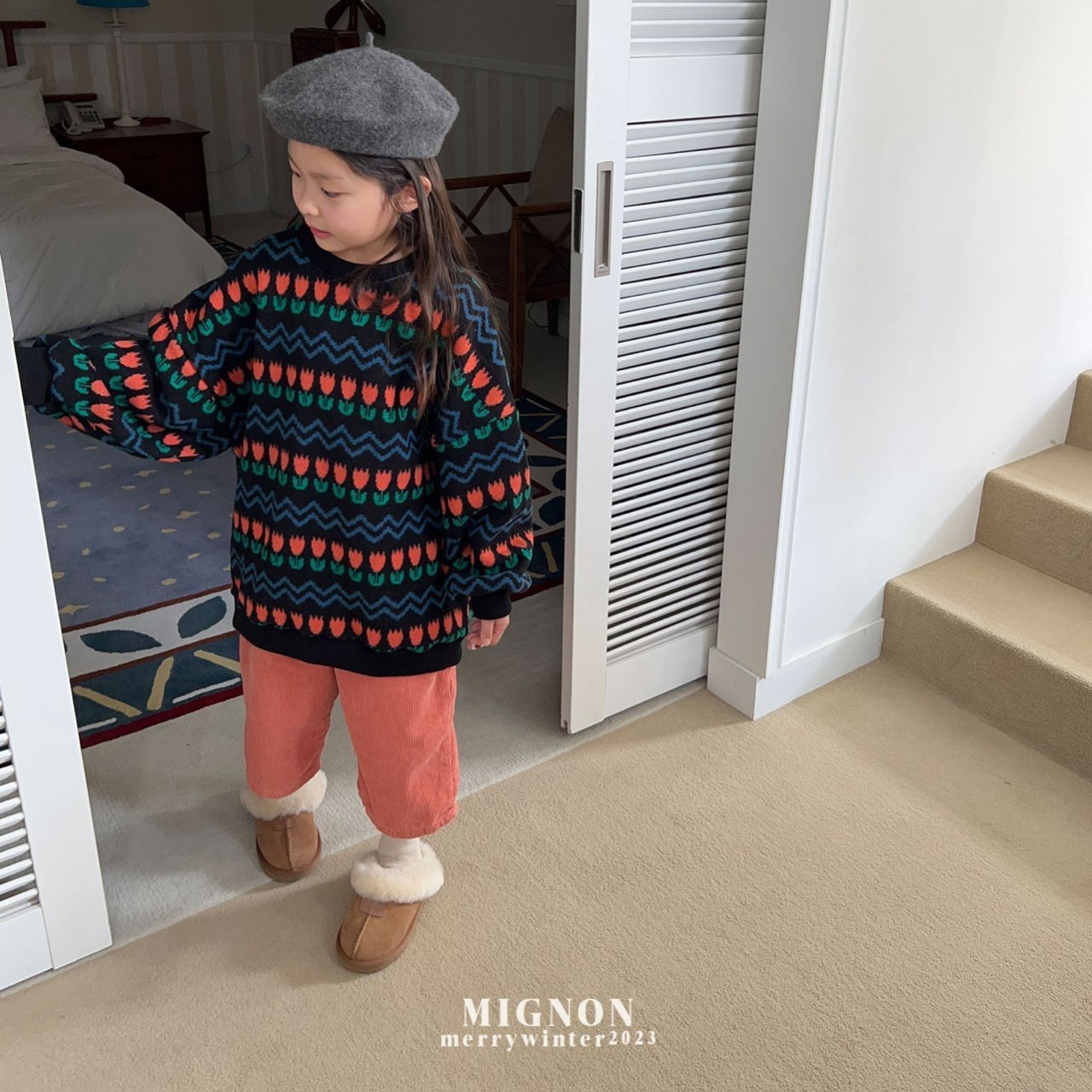 Mignon - Korean Children Fashion - #magicofchildhood - St Knit Pullover - 10