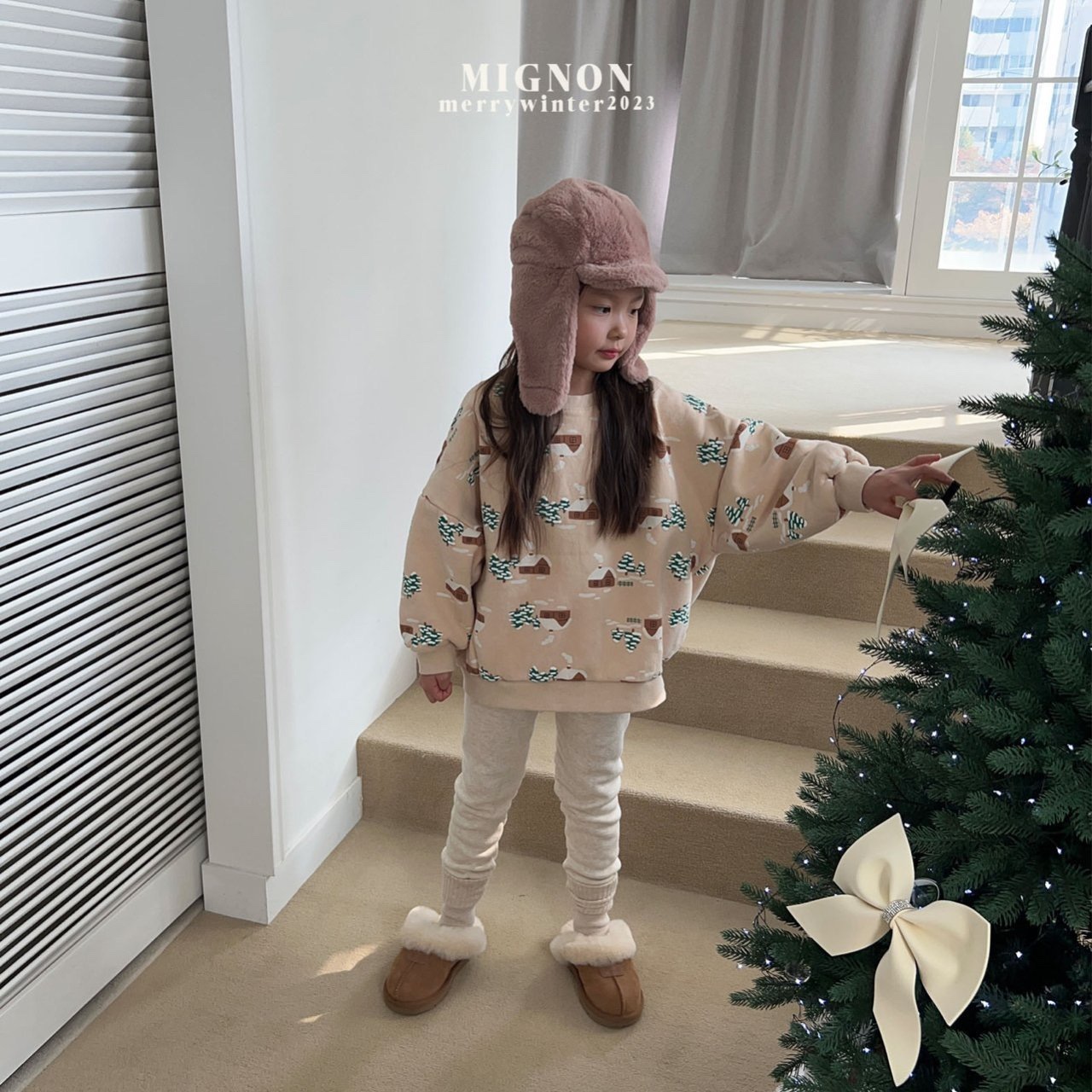 Mignon - Korean Children Fashion - #magicofchildhood - Snow Sweatshirt - 8