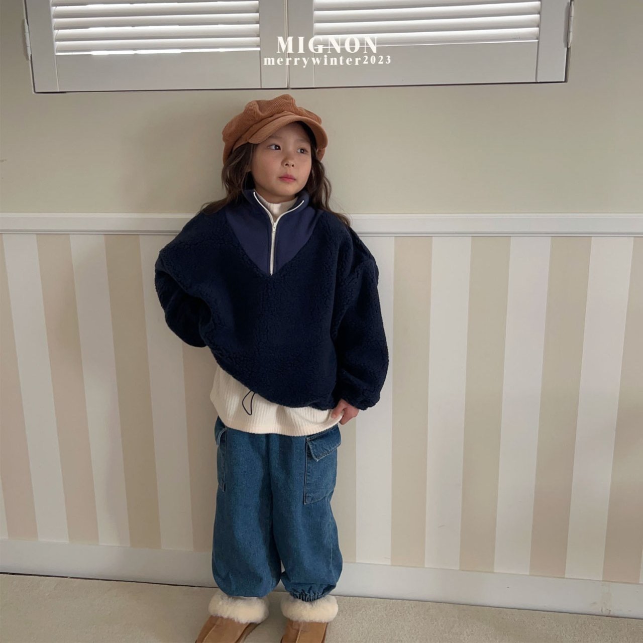 Mignon - Korean Children Fashion - #toddlerclothing - Denim Cargo Pants - 4