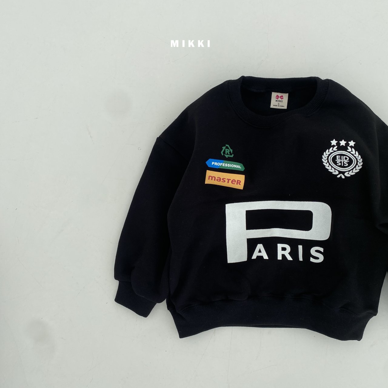 Mikki - Korean Children Fashion - #kidzfashiontrend - Paris Uniform Sweatshirt