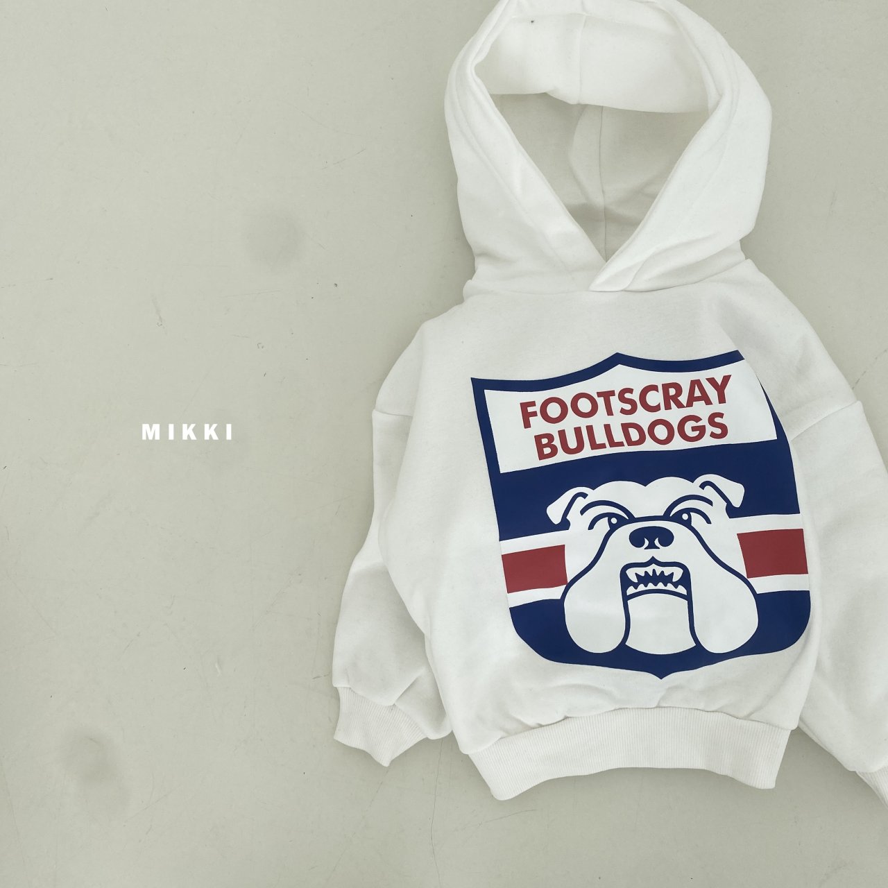 Mikki - Korean Children Fashion - #minifashionista - Bulldog Hoody Tee - 2