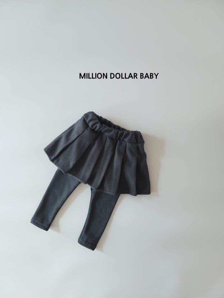 Million Dollar Baby - Korean Children Fashion - #childofig - Pleats Skirt Leggings - 3