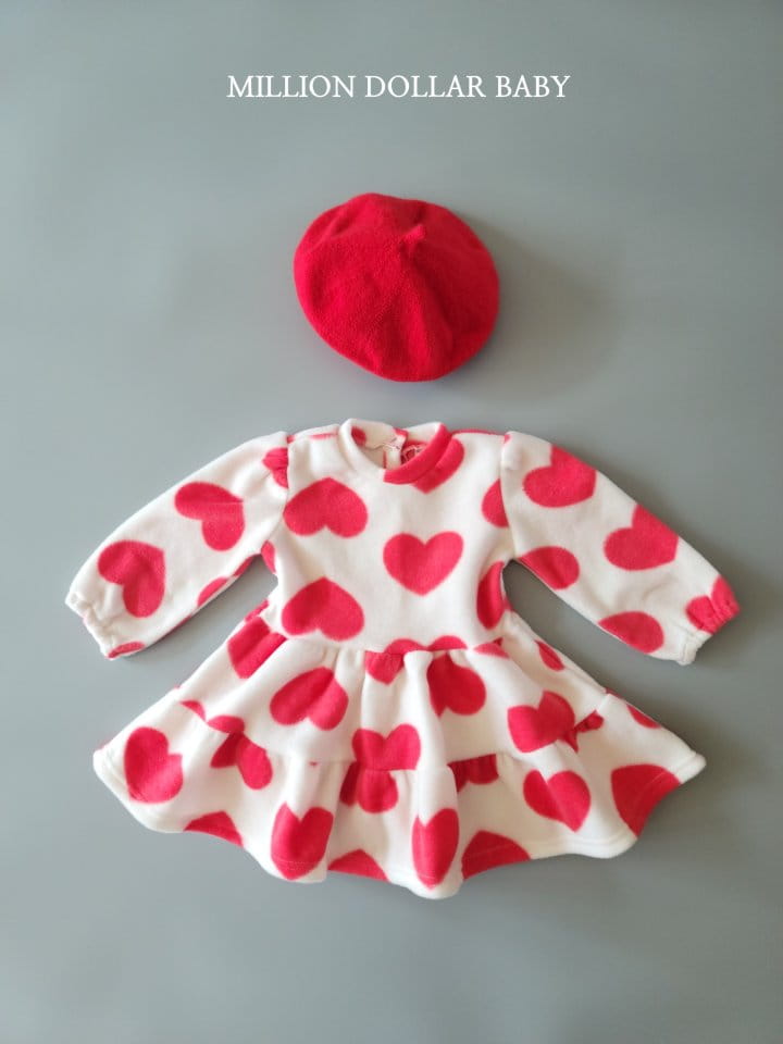 Million Dollar Baby - Korean Children Fashion - #discoveringself - Heart ONE-piece - 5