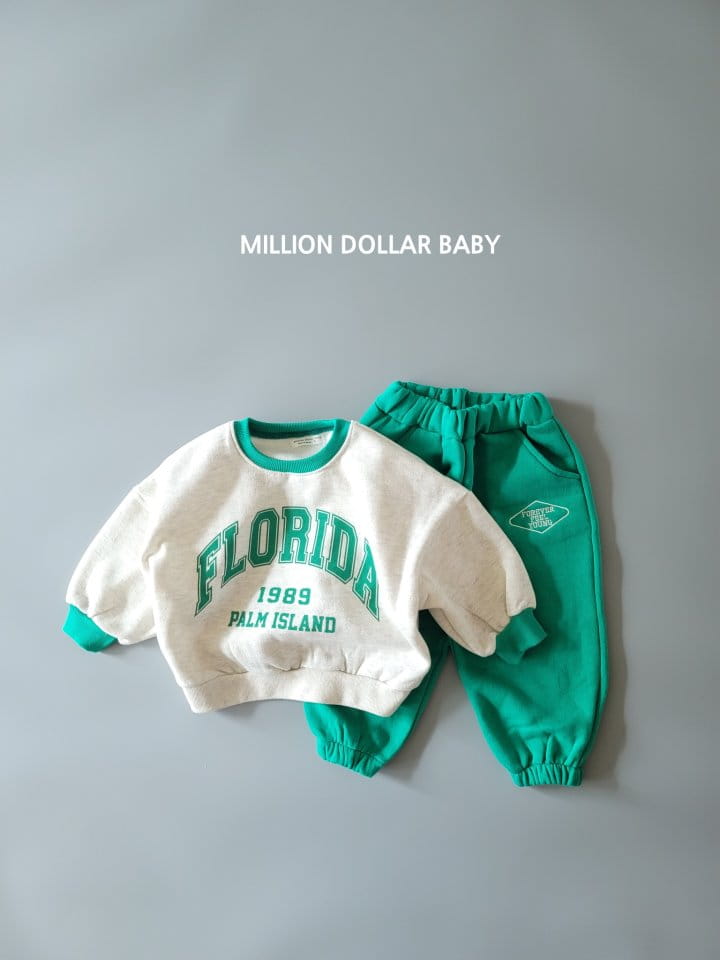 Million Dollar Baby - Korean Children Fashion - #kidsstore - Florida Sweatshirt - 3