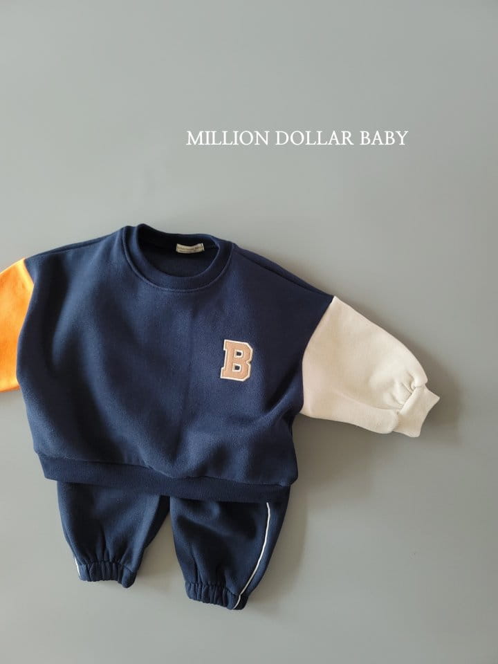 Million Dollar Baby - Korean Children Fashion - #kidzfashiontrend - Alpabet Sweatshirt - 5