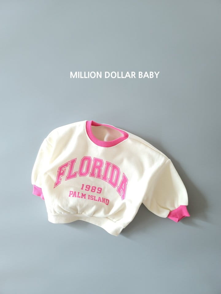 Million Dollar Baby - Korean Children Fashion - #kidsstore - Florida Sweatshirt - 4