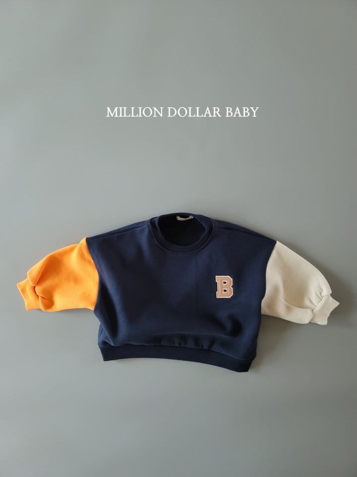 Million Dollar Baby - Korean Children Fashion - #magicofchildhood - Alpabet Sweatshirt - 8