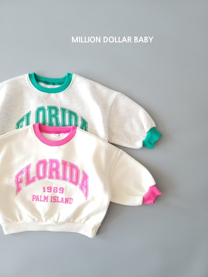 Million Dollar Baby - Korean Children Fashion - #minifashionista - Florida Sweatshirt - 8