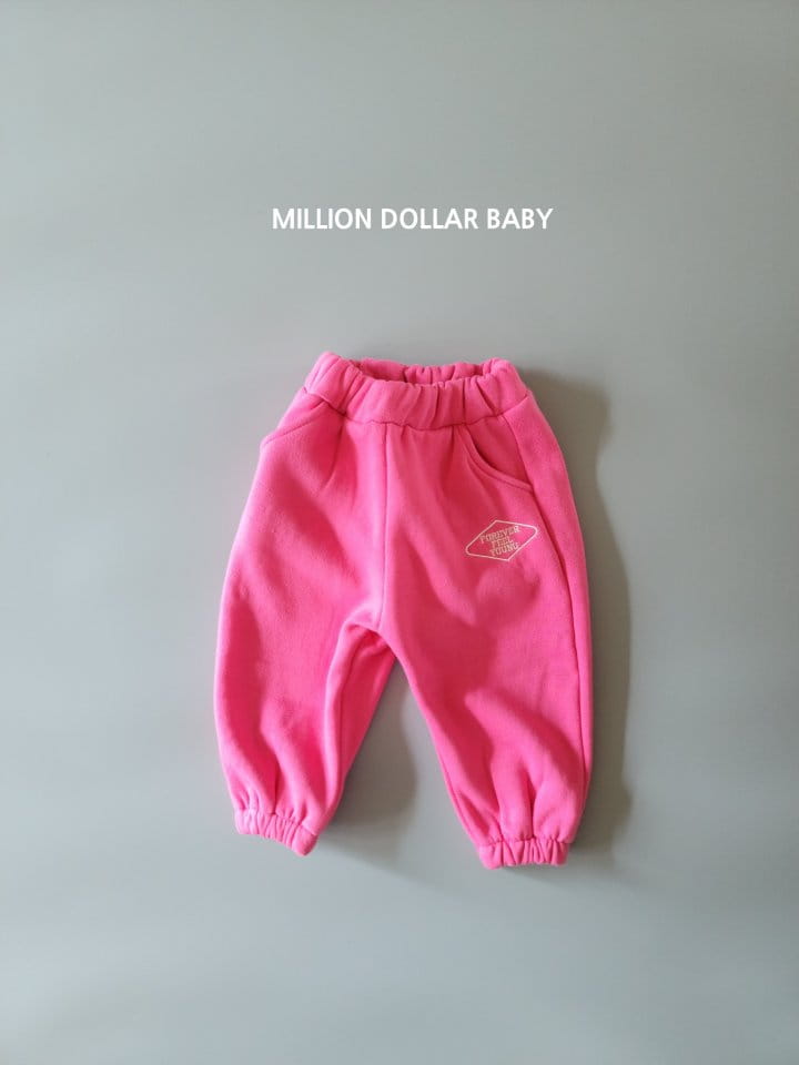 Million Dollar Baby - Korean Children Fashion - #prettylittlegirls - Lettering Pants - 3