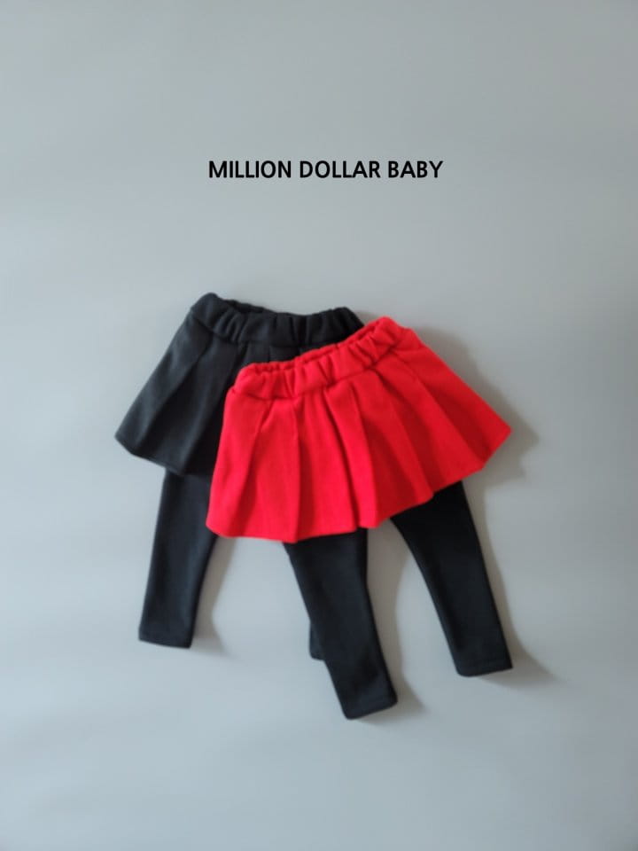 Million Dollar Baby - Korean Children Fashion - #prettylittlegirls - Pleats Skirt Leggings