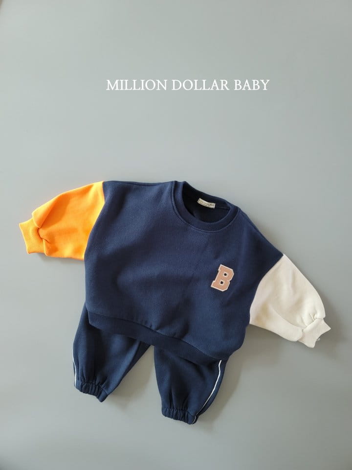 Million Dollar Baby - Korean Children Fashion - #prettylittlegirls - Alpabet Sweatshirt - 10