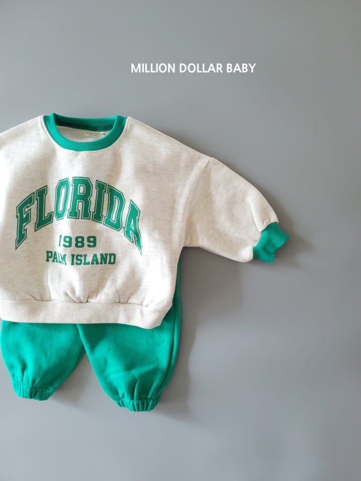 Million Dollar Baby - Korean Children Fashion - #prettylittlegirls - Florida Sweatshirt - 9