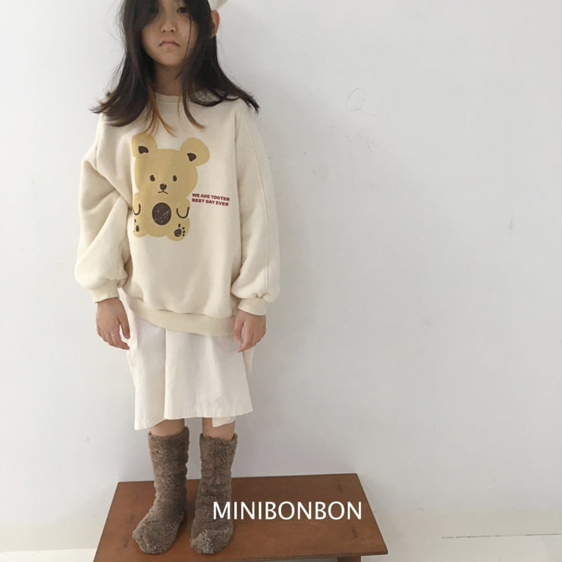 Mini Bongbong - Korean Children Fashion - #designkidswear - Lay Bear Sweatshirt - 10