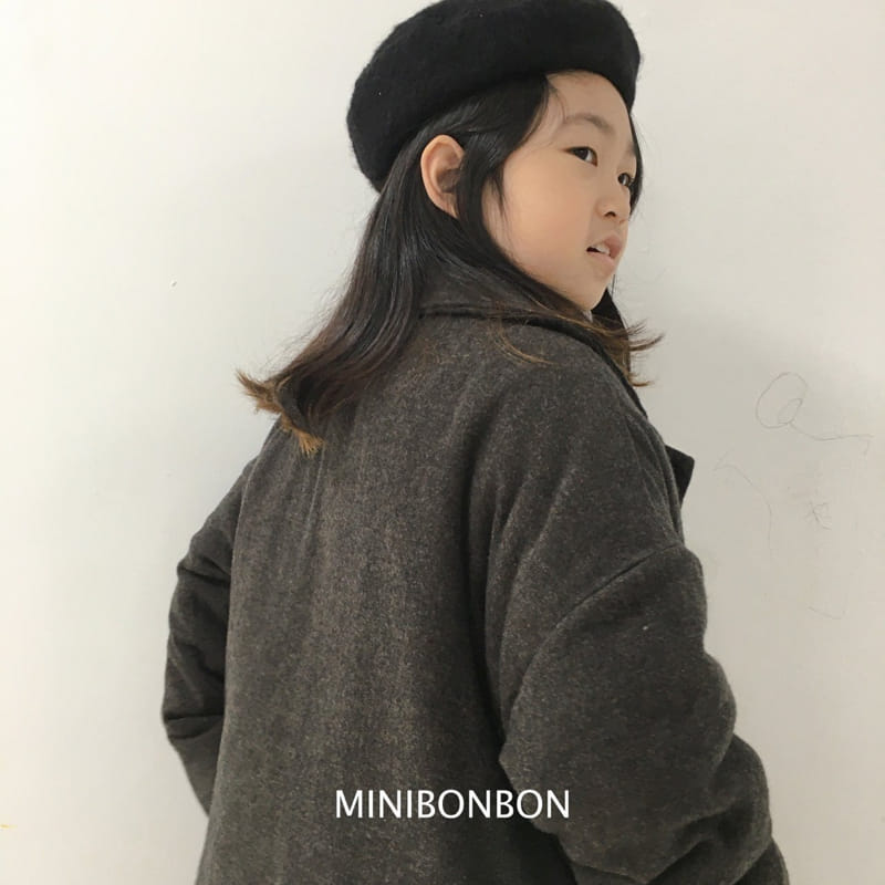 Mini Bongbong - Korean Children Fashion - #kidsshorts - Check Beret Hat - 5