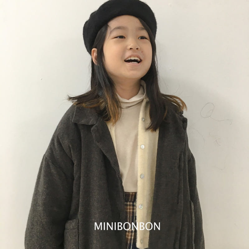 Mini Bongbong - Korean Children Fashion - #kidsstore - Check Beret Hat - 6