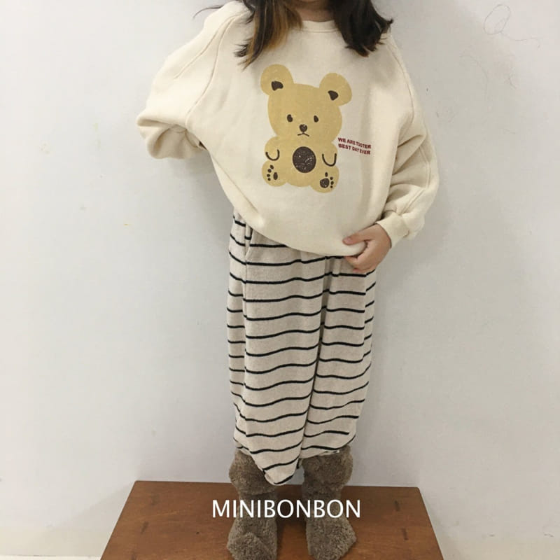 Mini Bongbong - Korean Children Fashion - #littlefashionista - Lay Bear Sweatshirt - 3
