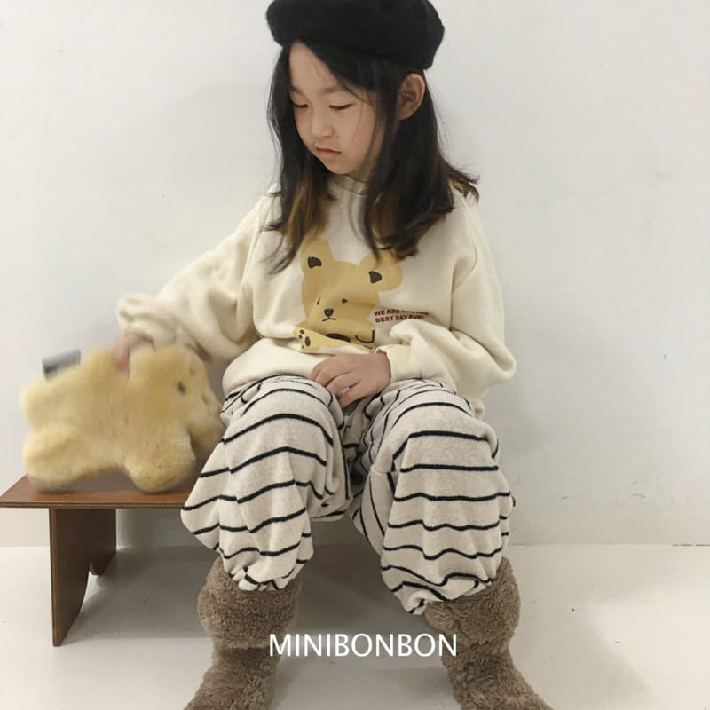 Mini Bongbong - Korean Children Fashion - #minifashionista - Lay Bear Sweatshirt - 5