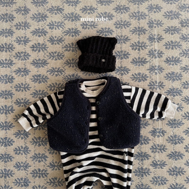 Mini Robe - Korean Baby Fashion - #babyoninstagram - Bebe Square Beanie - 10