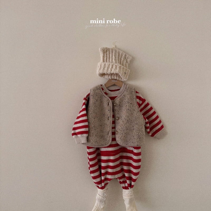 Mini Robe - Korean Baby Fashion - #babyootd - Bebe Square Beanie - 11