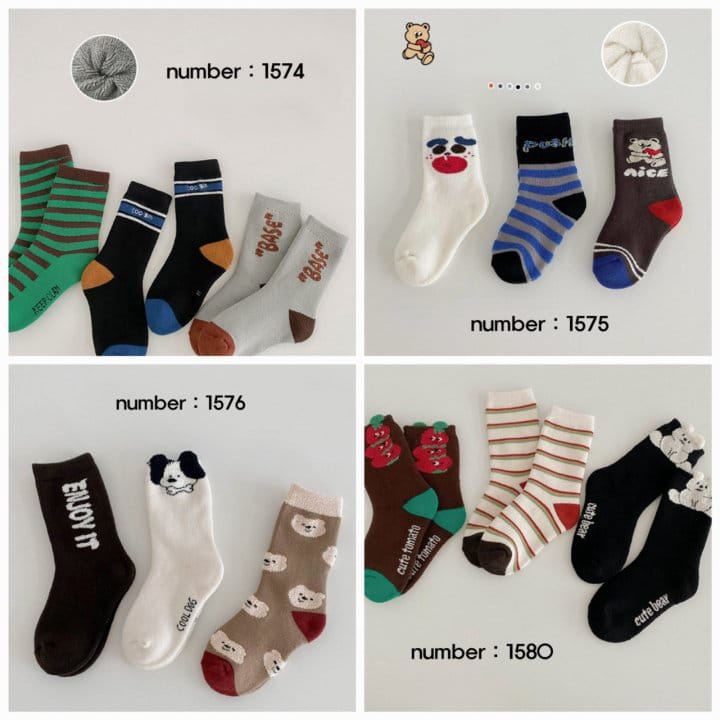 Miso - Korean Children Fashion - #Kfashion4kids - 1570 Dot Socks Set - 2