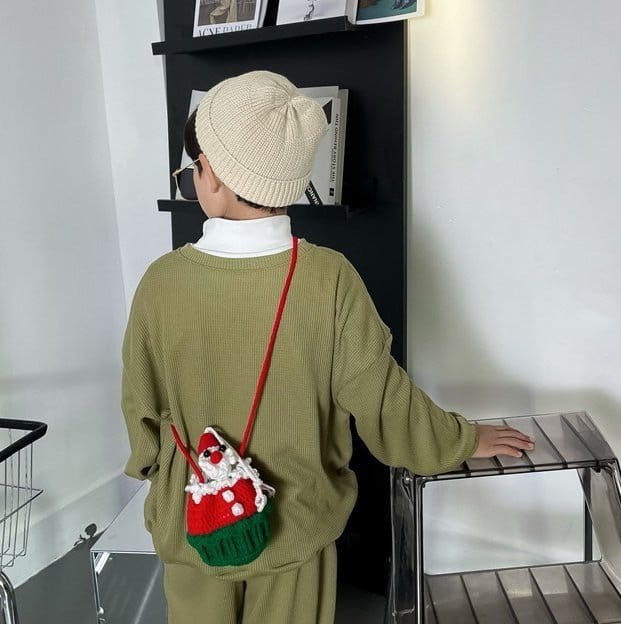 Miso - Korean Children Fashion - #childrensboutique - Merry Knit Bag