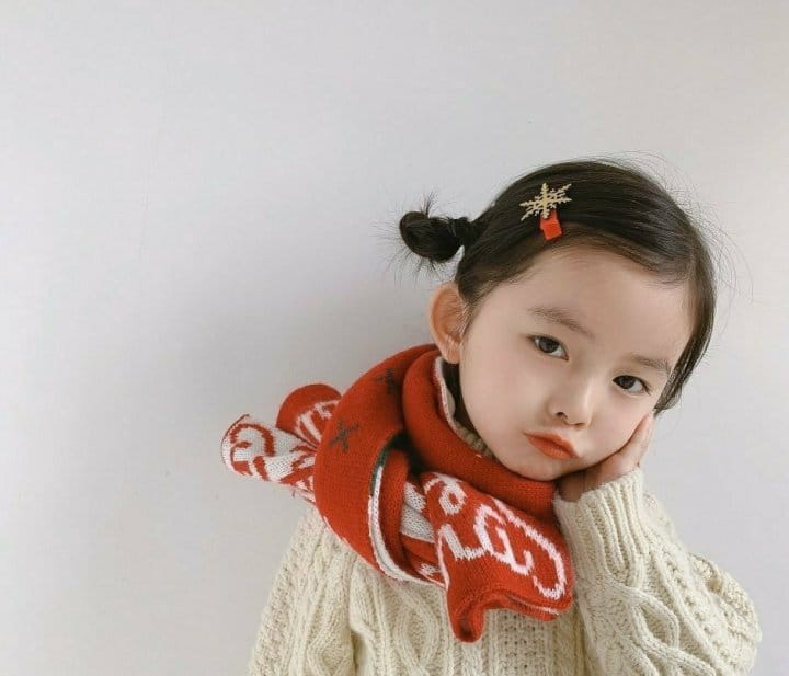Miso - Korean Children Fashion - #childrensboutique - Christmas Muffler - 8