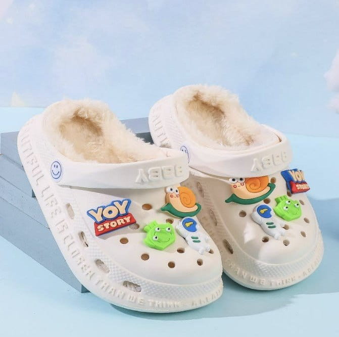Miso - Korean Children Fashion - #childrensboutique - Boa Fluffy Shoes