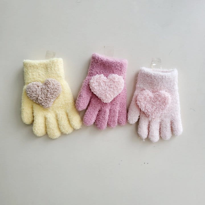 Miso - Korean Children Fashion - #discoveringself - Heart Finger Gloves