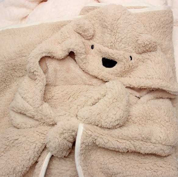 Miso - Korean Children Fashion - #discoveringself - Bear Hoody Blanket - 7