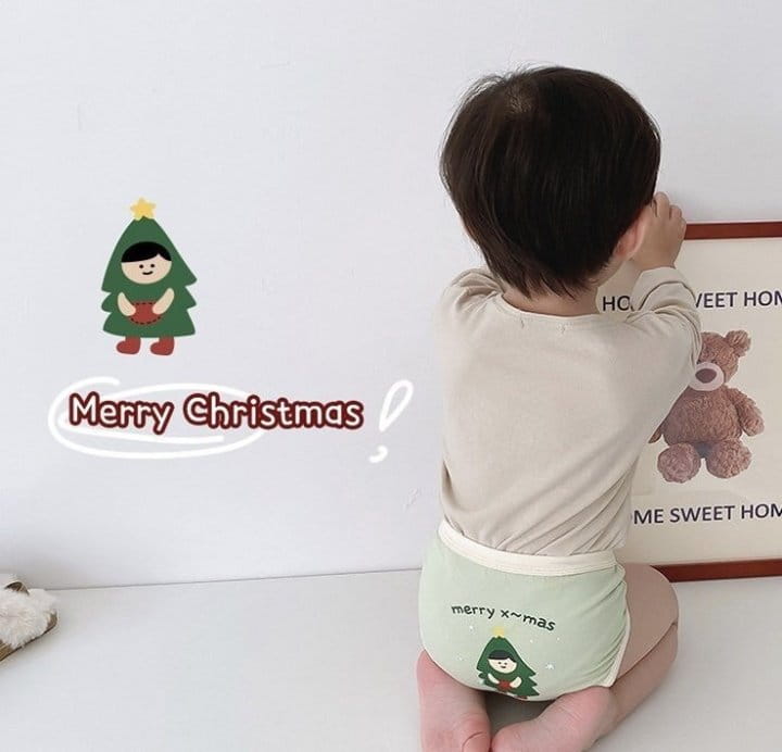 Miso - Korean Children Fashion - #fashionkids - Christmas Underwear Set - 5