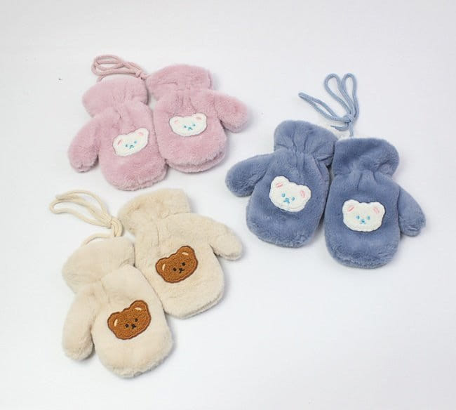 Miso - Korean Children Fashion - #kidsshorts - Bear Bucket Gloves