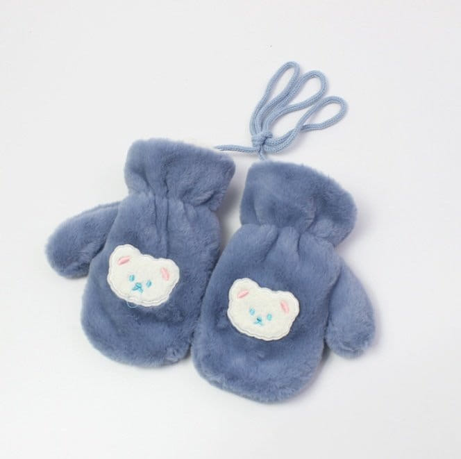 Miso - Korean Children Fashion - #kidzfashiontrend - Bear Bucket Gloves - 3