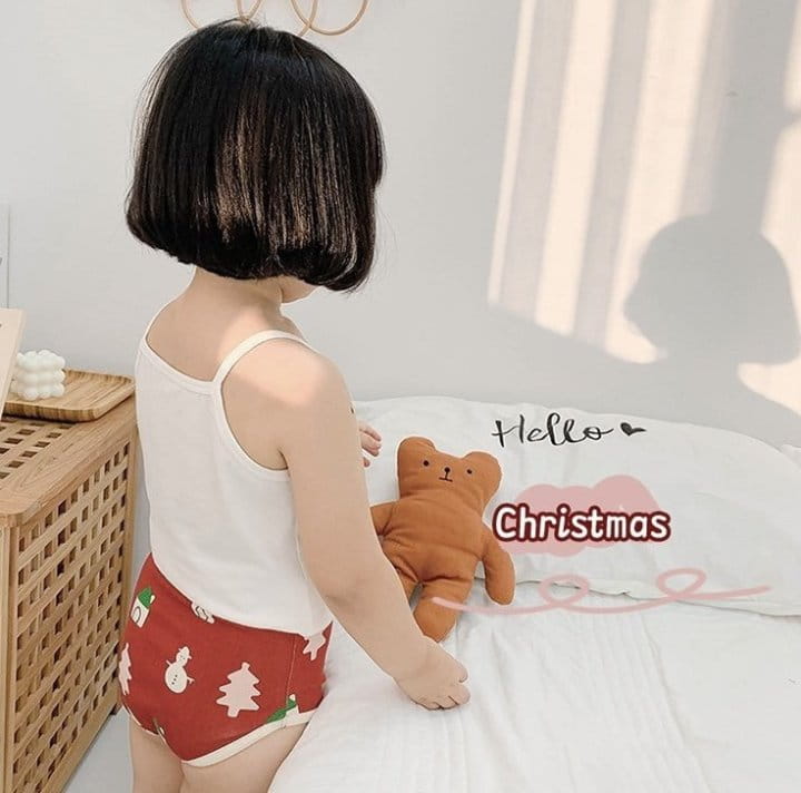 Miso - Korean Children Fashion - #littlefashionista - Christmas Underwear Set - 10